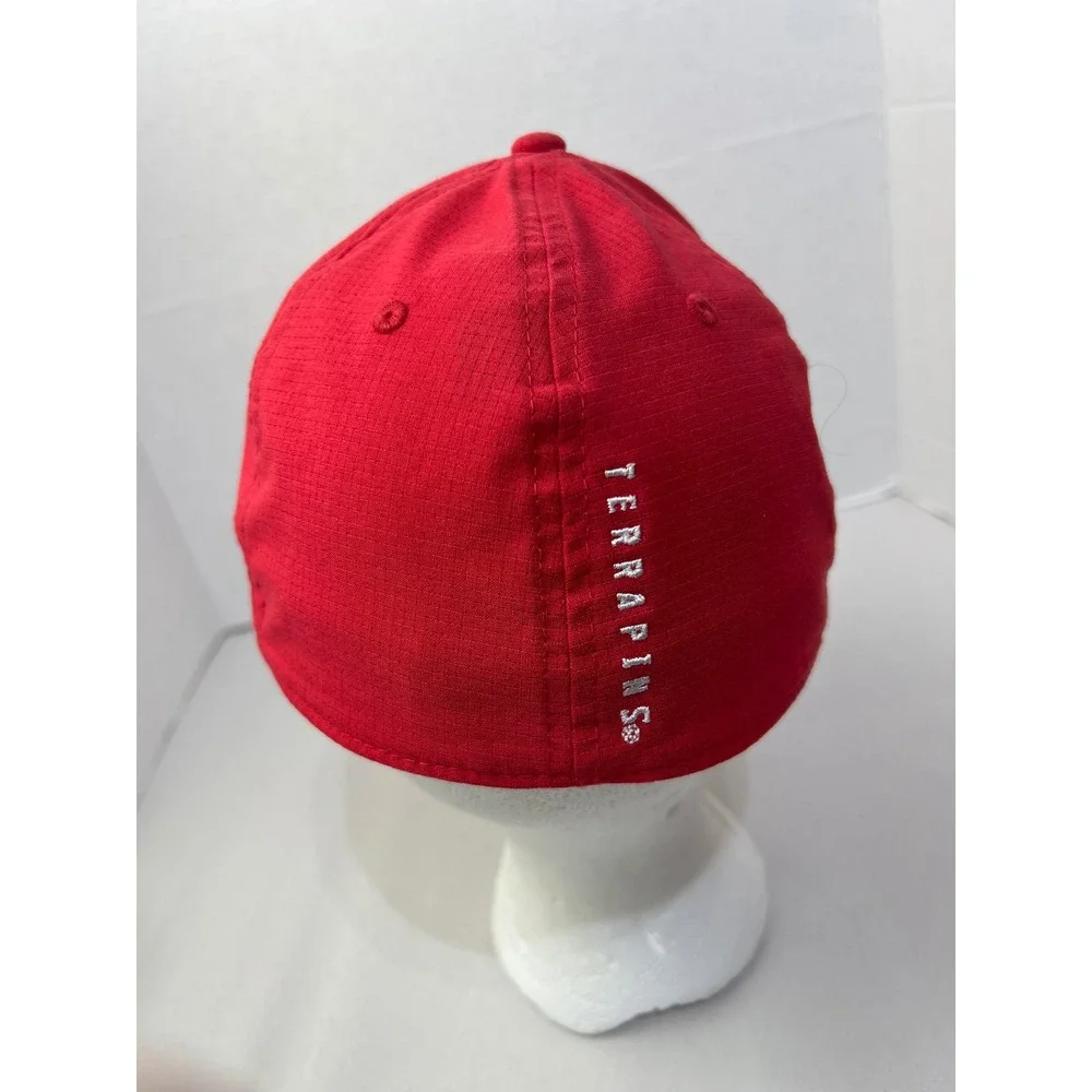 Under Armour Maryland Terrapins Hat L/XL Red Iso-Chill Fitted Cap #1508